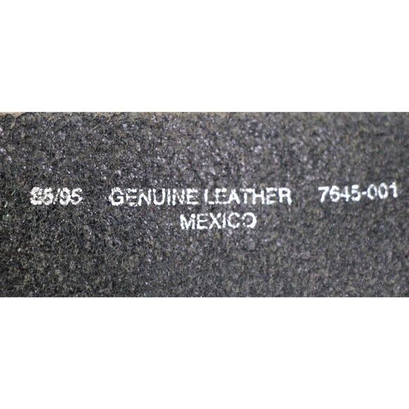 Wolverine BLACK GENUINE LEATHER 1 1/2"Wd CASUAL DRESS MEN'S BELT Sz 38/95 (78t - Picture 9 of 15